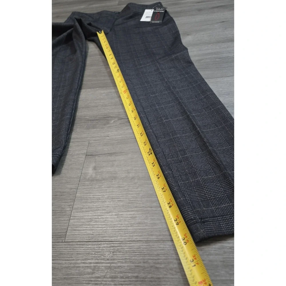 NWT Zac & Rachel Womens Stretch Figure Defining Pull On Pants Plaid Size Large - Picture 9 of 12